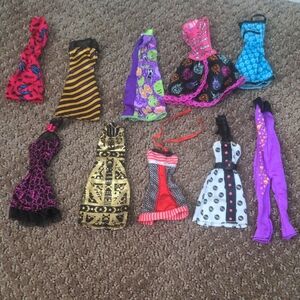 Colorful Doll Dresses Set